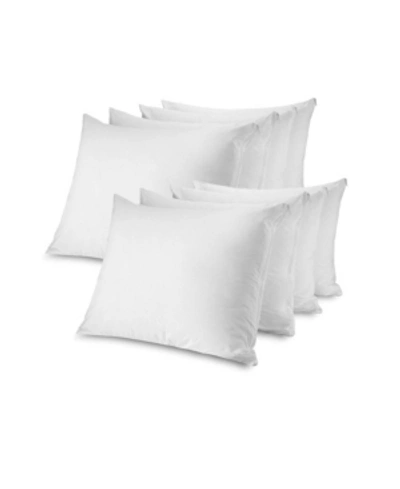 Shop Mastertex Circles Home 100% Cotton Breathable Pillow Protector With Zipper Â White (8 Pack)