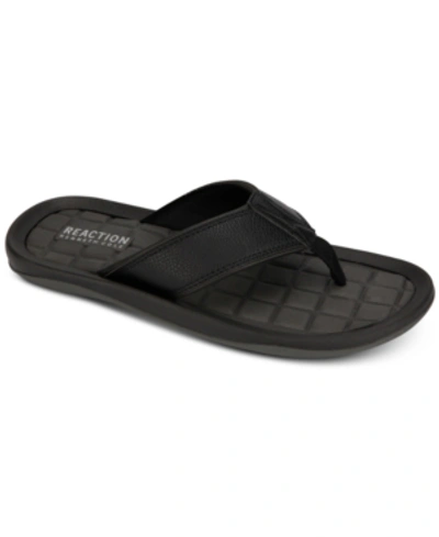 Shop Kenneth Cole Reaction Men's Flip-flop Sandals Men's Shoes In Black