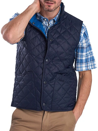 Shop Barbour Blundell Quilted Vest In Navy