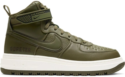 Pre-owned Nike  Air Force 1 High Gore-tex Boot Medium Olive In Medium Olive/seal Brown-sail