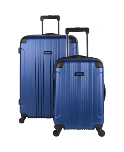Shop Kenneth Cole Reaction Out Of Bounds 2-pc Lightweight Hardside Spinner Luggage Set In Cobalt Blue