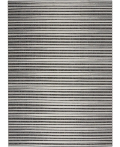 Nourison Key Largo Klg01 Onyx 4' X 6' Outdoor Area Rug In Onyx