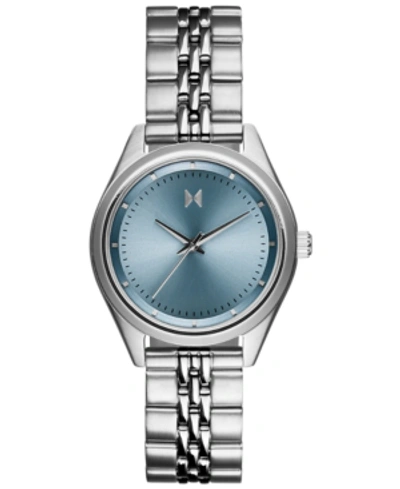 Shop Mvmt Women's Rise Mini Stainless Steel Bracelet Watch 30mm In Silver