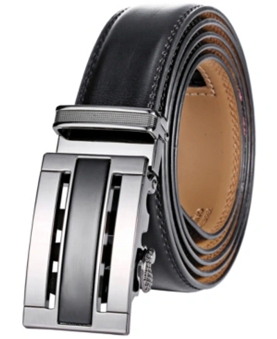 Shop Mio Marino Men's Designer Ratchet Belts In Black
