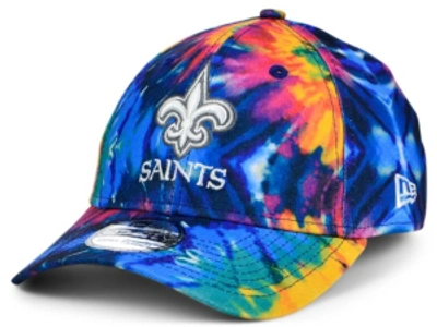Shop New Era New Orleans Saints On-field Crucial Catch 39thirty Cap In Blue/red/orange