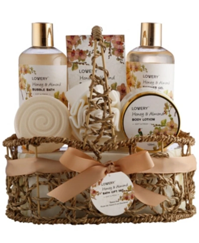 Lovery Honey And Almond Body Care 8 Piece Gift Set