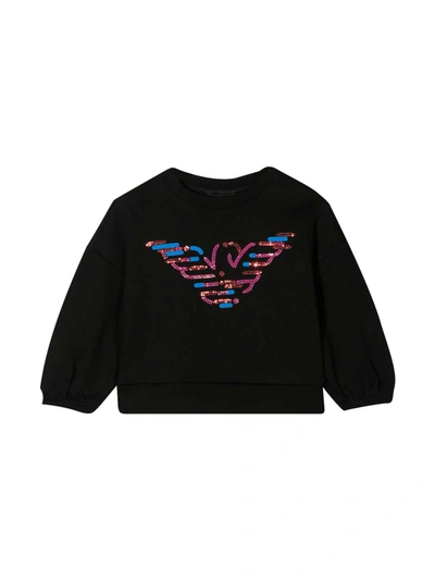 Shop Emporio Armani Black Sweatshirt In Unica