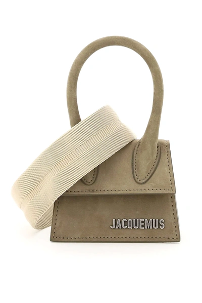 Shop Jacquemus Le Chiquito Micro Bag In Green,khaki,beige