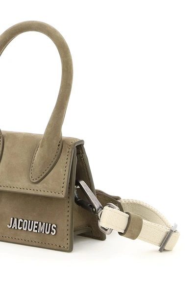 Shop Jacquemus Le Chiquito Micro Bag In Green,khaki,beige