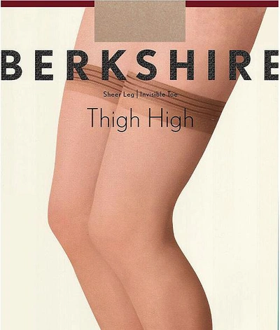 Shop Berkshire All Day Sheer Thigh Highs In Nude
