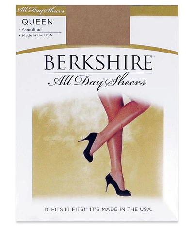Shop Berkshire Queen All Day Sheers Pantyhose In City Beige