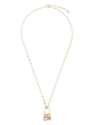 Shop Jacquemus Chiquito Charm Necklace In Gold