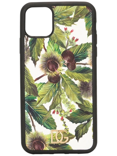 Shop Dolce & Gabbana Chestnut Print Iphone 11 Pro Case In Green