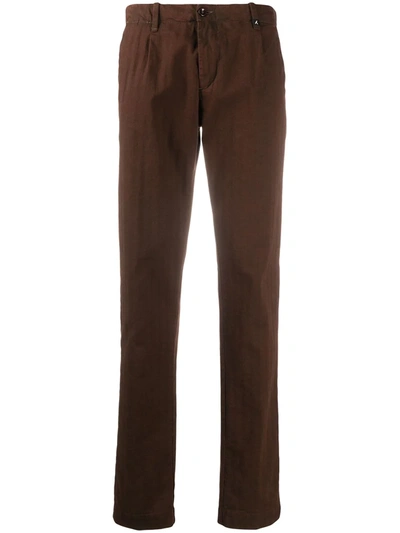 Shop Myths Brown Straight-leg Trousers