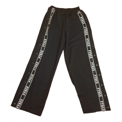 Pre-owned Pyrex Large Pants In Black