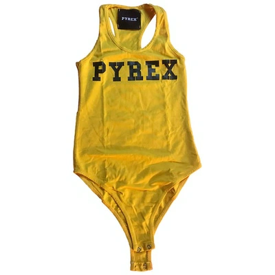 Pre-owned Pyrex Yellow Cotton Top