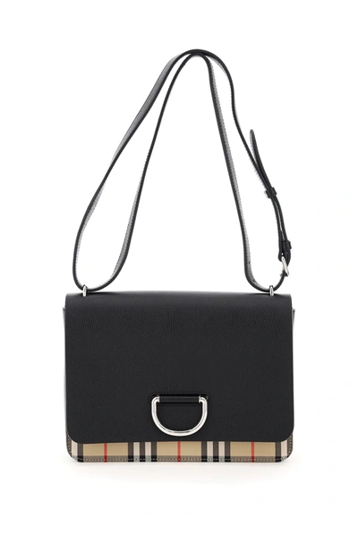 Shop Burberry The D-ring Medium Bag In Black