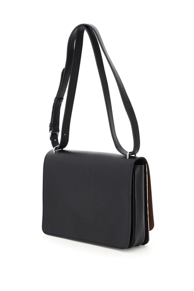 Shop Burberry The D-ring Medium Bag In Black