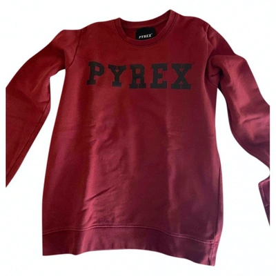 Pre-owned Pyrex Burgundy Cotton Knitwear