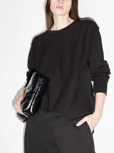 Shop Les Tien Crew Neck Cotton Sweatshirt - Women's - Cotton In Black