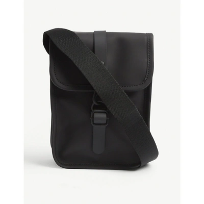 Shop Rains Flight Messenger Bag In Black