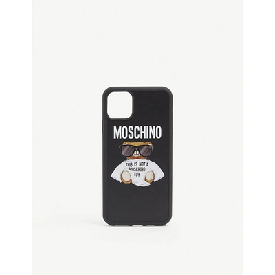 Shop Moschino Teddy Iphone 11 Pro Case In Black