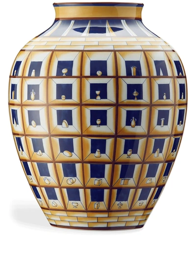 Shop Richard Ginori Di Gio Orcino Vase (29cm) In Blue