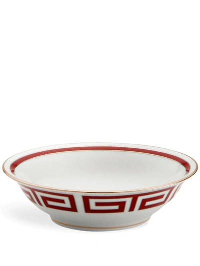 Shop Richard Ginori Labirinto Fruit Bowls (set Of 2) In Red