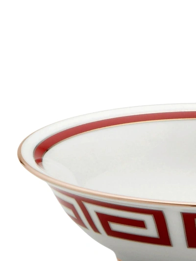 Richard Ginori Labirinto Fruit Bowls (set Of 2) In Red