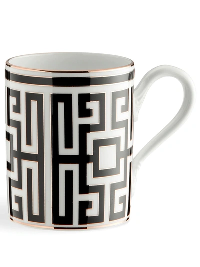 Shop Richard Ginori Labirinto Maze-print Mug In Black
