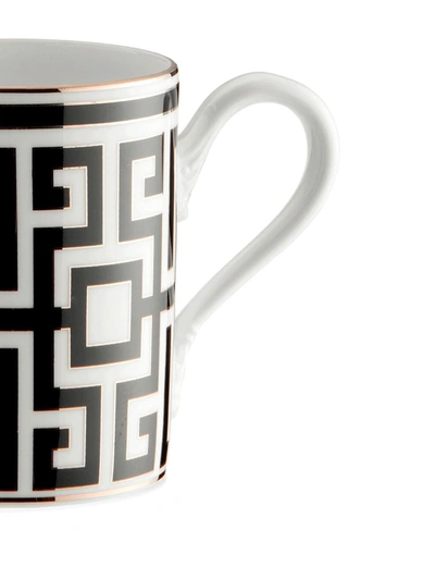 Shop Richard Ginori Labirinto Maze-print Mug In Black