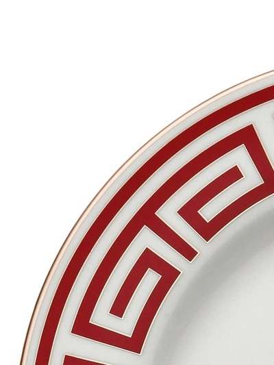 Shop Richard Ginori Labirinto Soup Plates (set Of 2) In Red