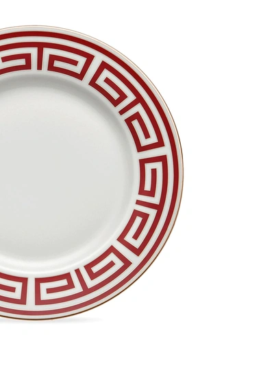 Shop Richard Ginori Labirinto Soup Plates (set Of 2) In Red