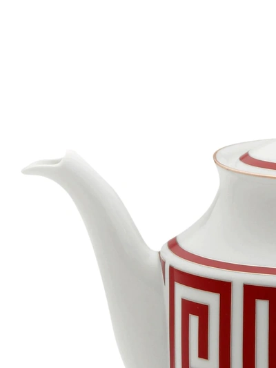 Richard Ginori Labirinto Teapot In Red