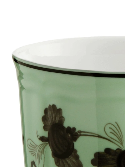 Shop Richard Ginori Oriente Italiano Porcelain Mug In Green
