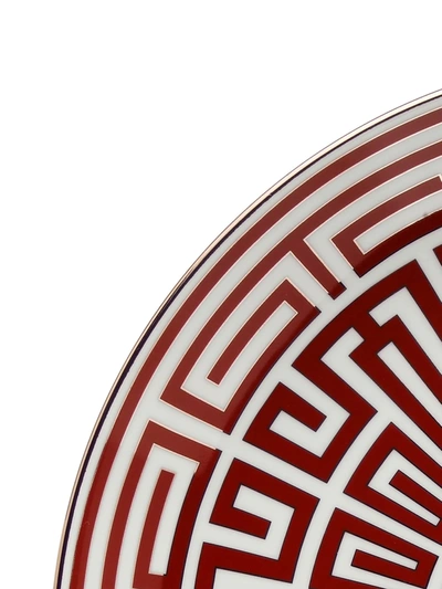 Shop Richard Ginori Labirinto Serving Plates (31cm) In Red