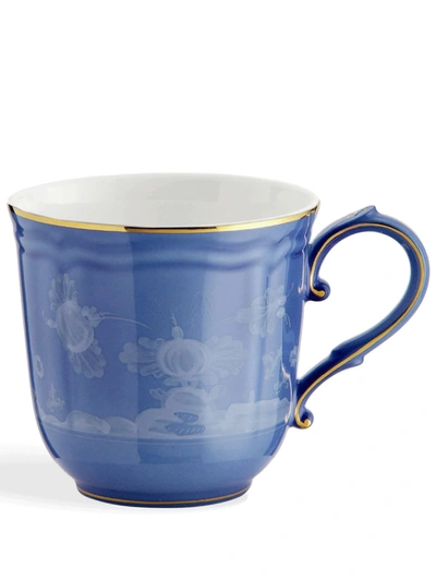 Shop Richard Ginori Oriente Italiano Porcelain Mug In Blue