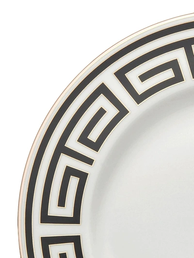 Shop Richard Ginori Labirinto Soup Plates (set Of 2) In Black