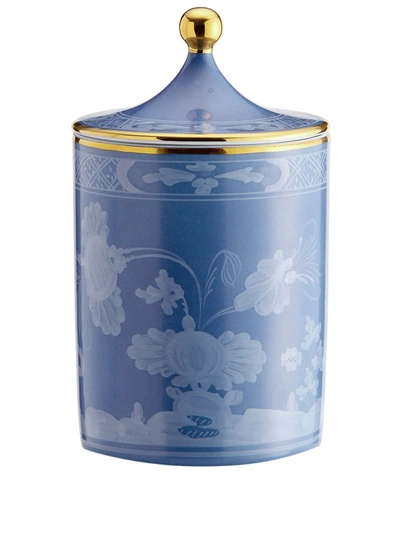 Shop Richard Ginori Oriente Italiano Scented Candle (300g) In Blue