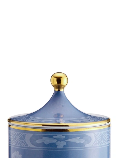 Richard Ginori Oriente Italiano Pervinca Candle With Lid 300g In Blue