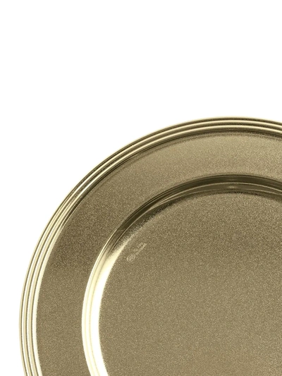 Sambonet Avenue Stripe-edge Plate (31cm) In Gold