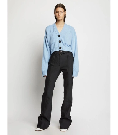 Shop Proenza Schouler Eco Cashmere Cardigan In 00427 Chambray Blue