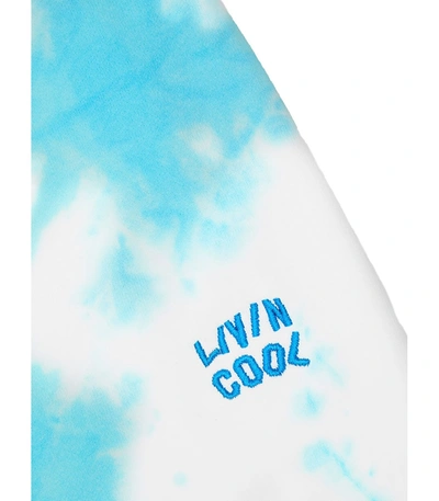 Shop Livincool Essential Sweatpant, Sky Tie Dye In Blue