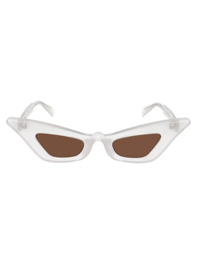 Shop Kuboraum Maske Y7 Sunglasses In Pl White