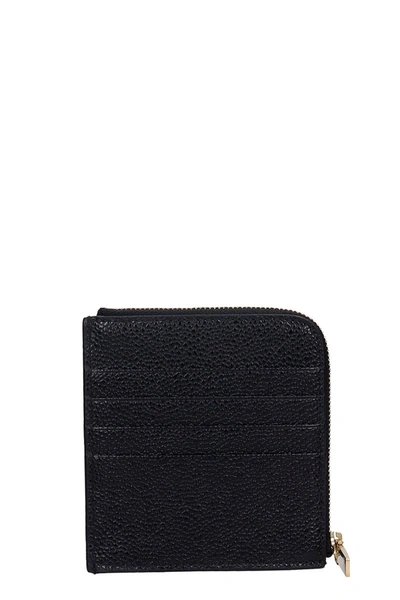 Shop Thom Browne Wallet In Black Leather
