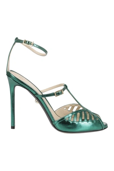 Shop Alevì High-heeled Shoe In Emr Smeraldo