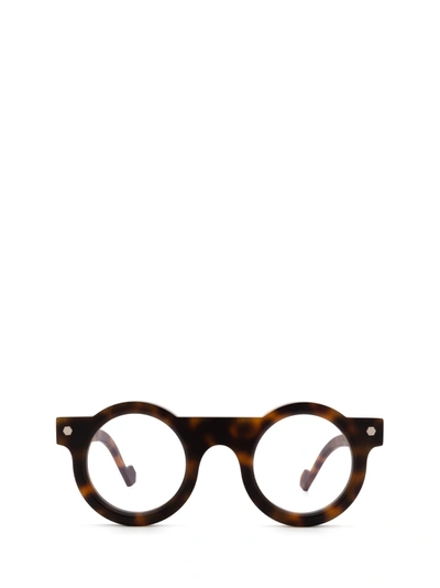 Shop Zeroundici Crocetta Matt Havana Glasses In 03s