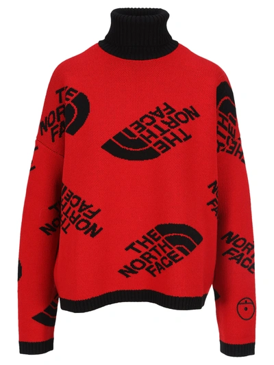 Shop The North Face North Face Black Series Logo Jumper In Red