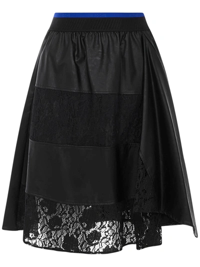Shop Koché Mini Skirt In Black