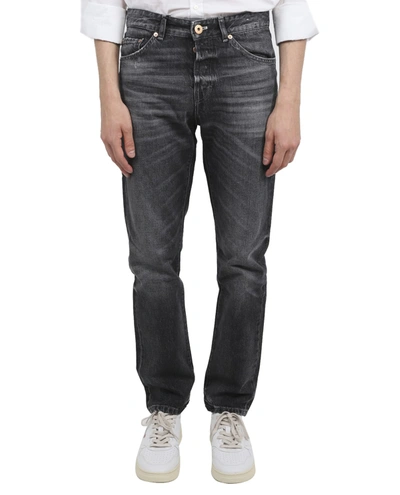 Shop Pt01 Pt Torino Denim Black Jeans In Grey